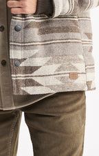 Sherpa Lined Wool Blend Jacket