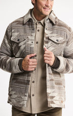Sherpa Lined Wool Blend Jacket