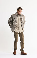 Sherpa Lined Wool Blend Jacket