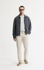Linen Blend Zip Jacket