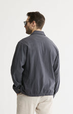 Linen Blend Zip Jacket