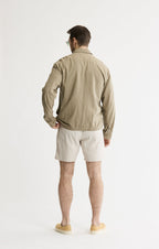 Linen Blend Zip Jacket