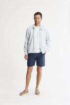 Linen Blend Zip Jacket
