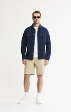 Cotton Silk Blend Overshirt