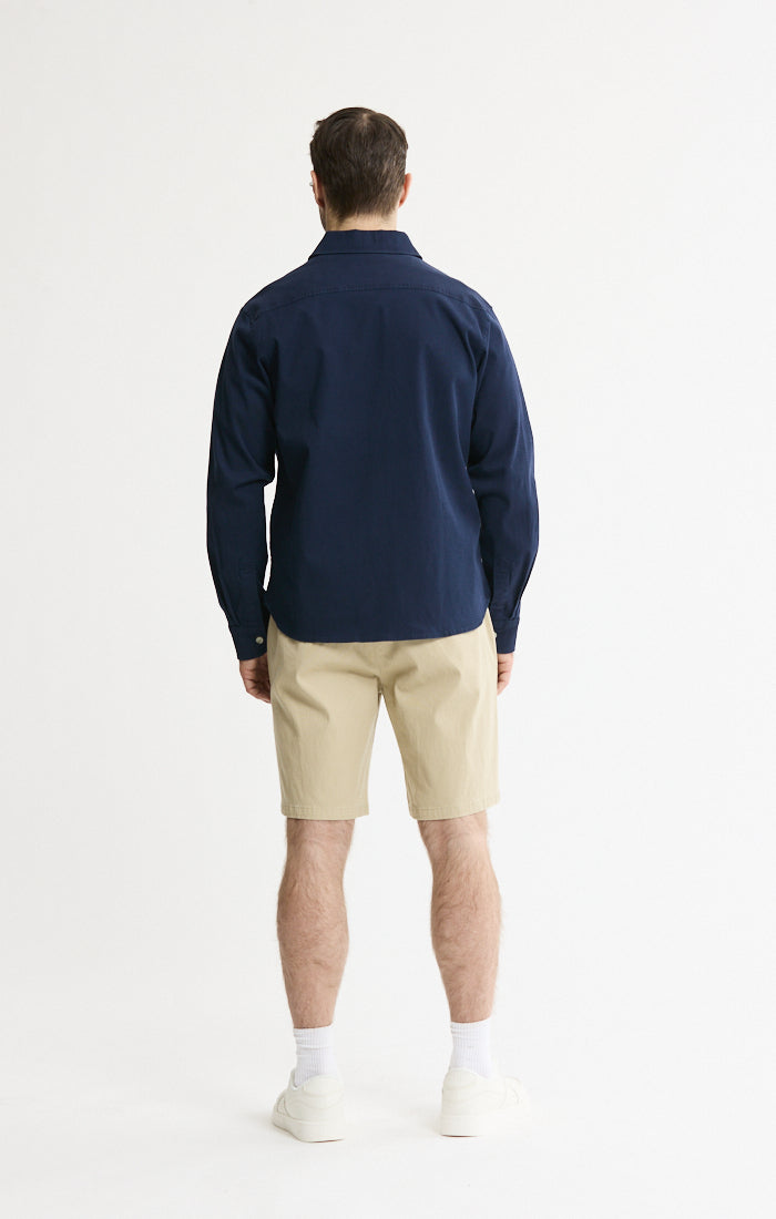 Cotton Silk Blend Overshirt
