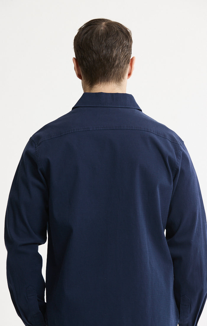 Cotton Silk Blend Overshirt