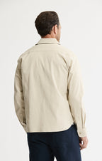 Cotton Silk Blend Overshirt