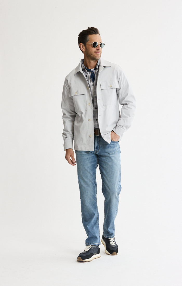 Stretch Utility Overshirt Jacket