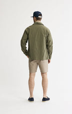 Stretch Utility Overshirt Jacket