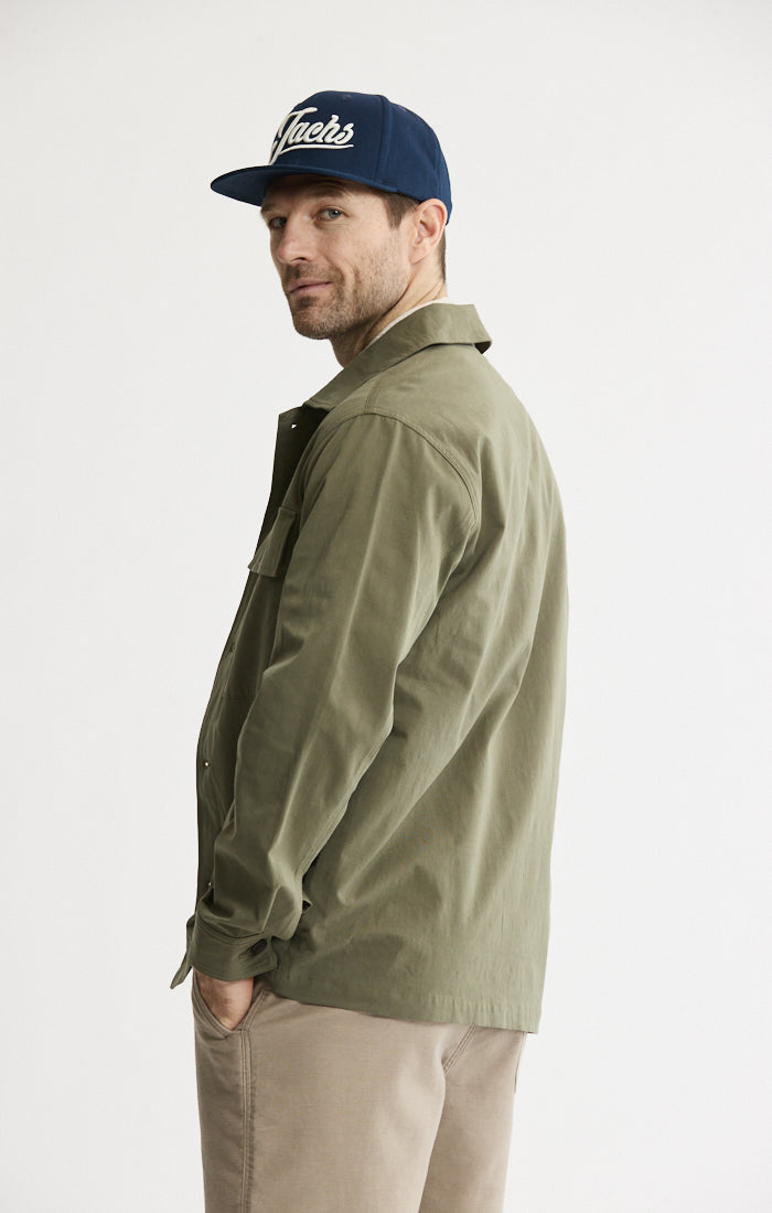 Stretch Utility Overshirt Jacket