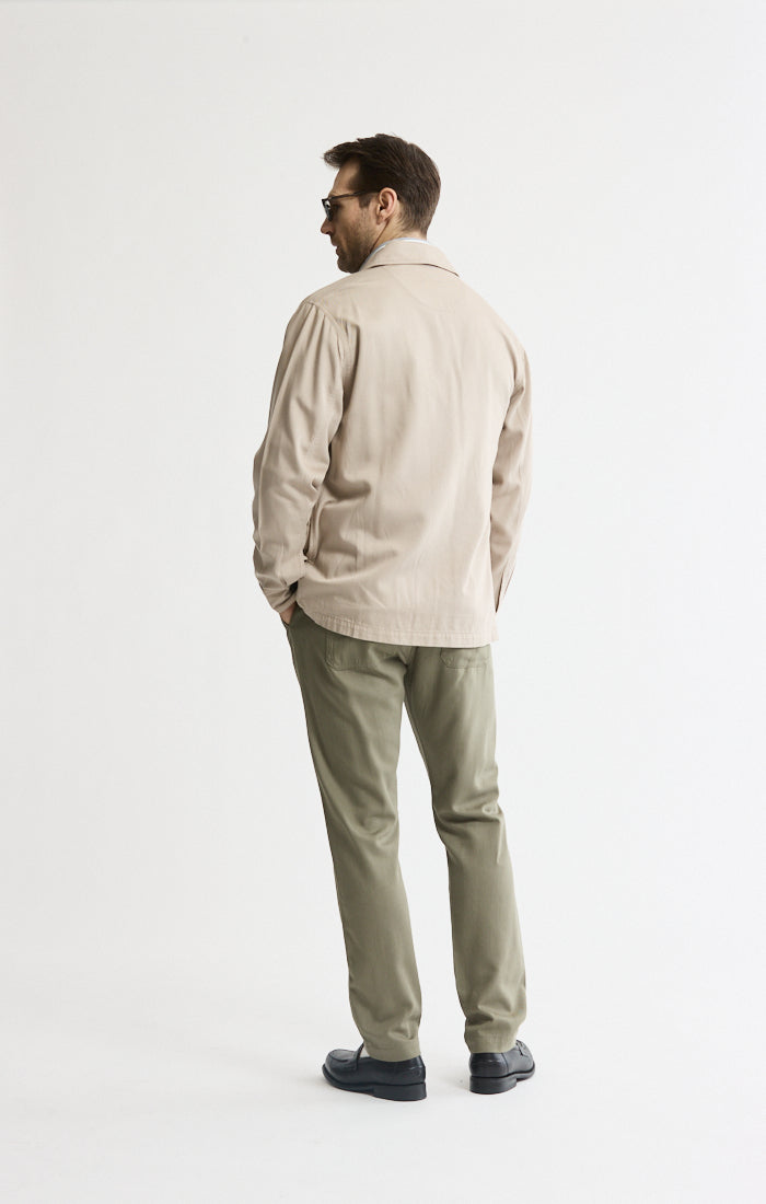 Rayon Lyocell Military Shirt Jacket