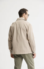 Rayon Lyocell Military Shirt Jacket