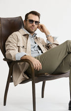 Rayon Lyocell Military Shirt Jacket