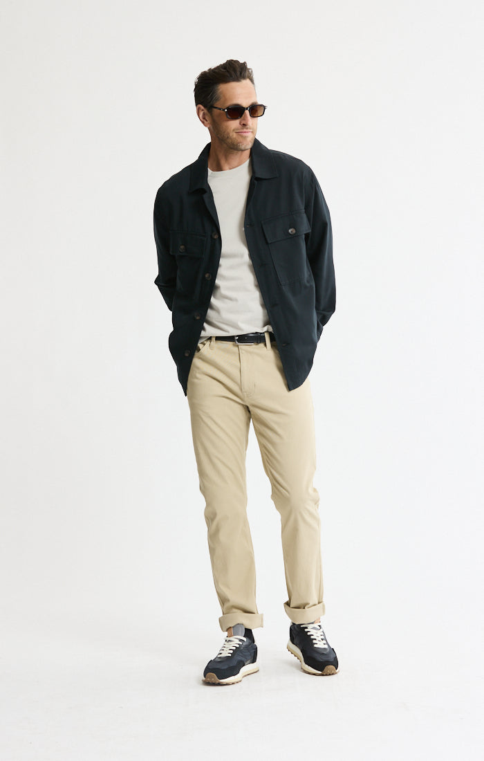 Rayon Lyocell Military Shirt Jacket
