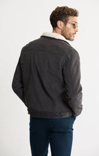 Sherpa Lined Corduroy Trucker Jacket