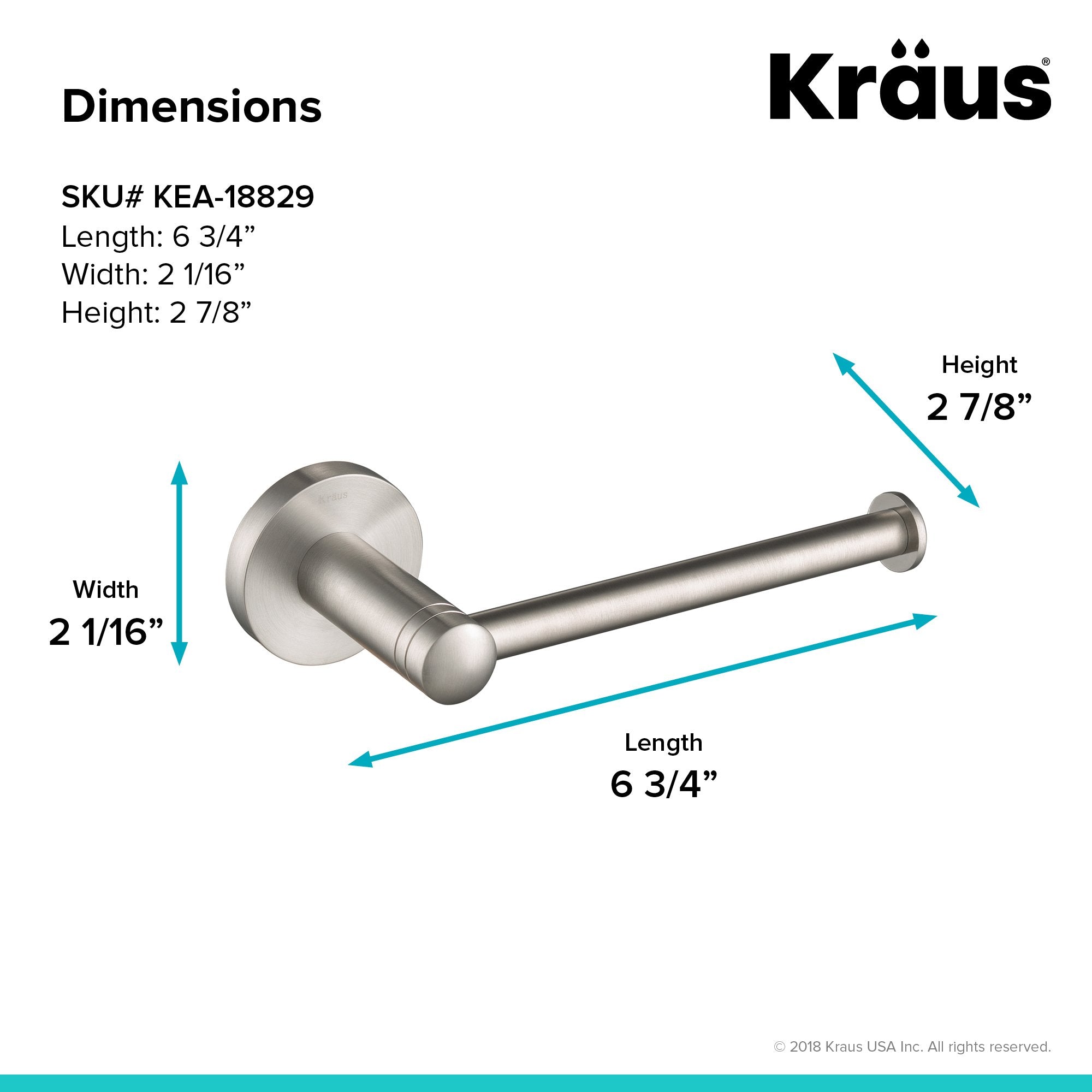 KRAUS Elie Bathroom Toilet Paper Holder