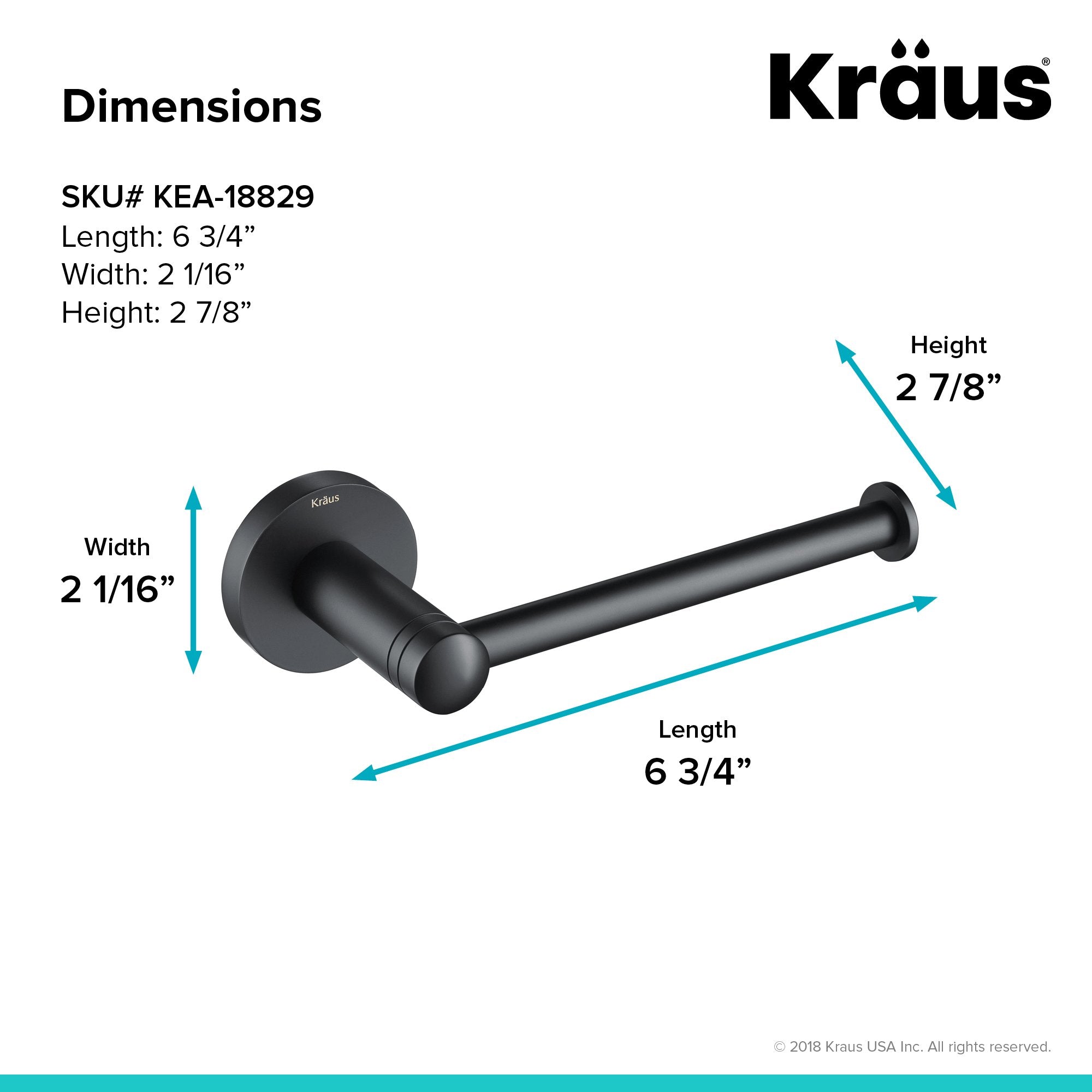 KRAUS Elie Bathroom Toilet Paper Holder