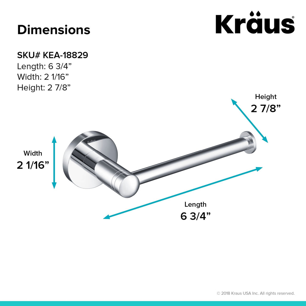 KRAUS Elie Bathroom Toilet Paper Holder