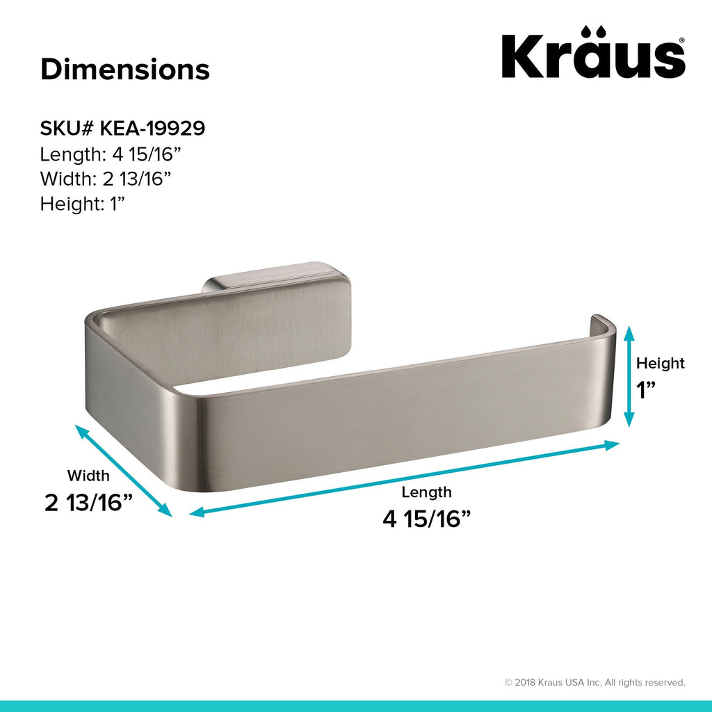 KRAUS Stelios Bathroom Toilet Paper Holder