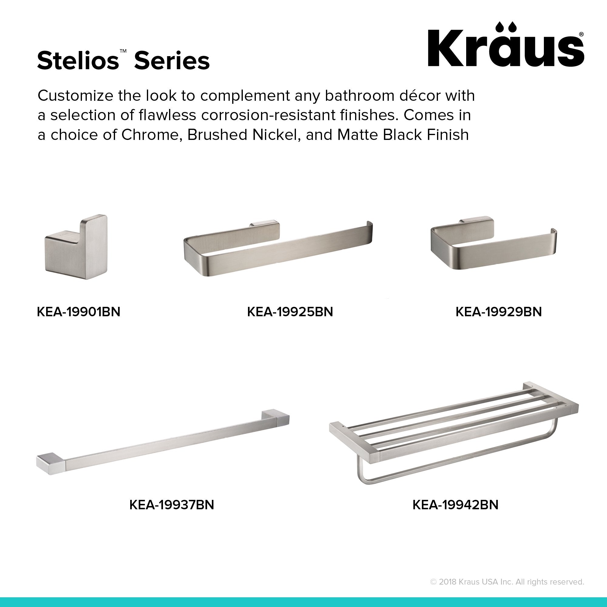 KRAUS Stelios Bathroom Toilet Paper Holder