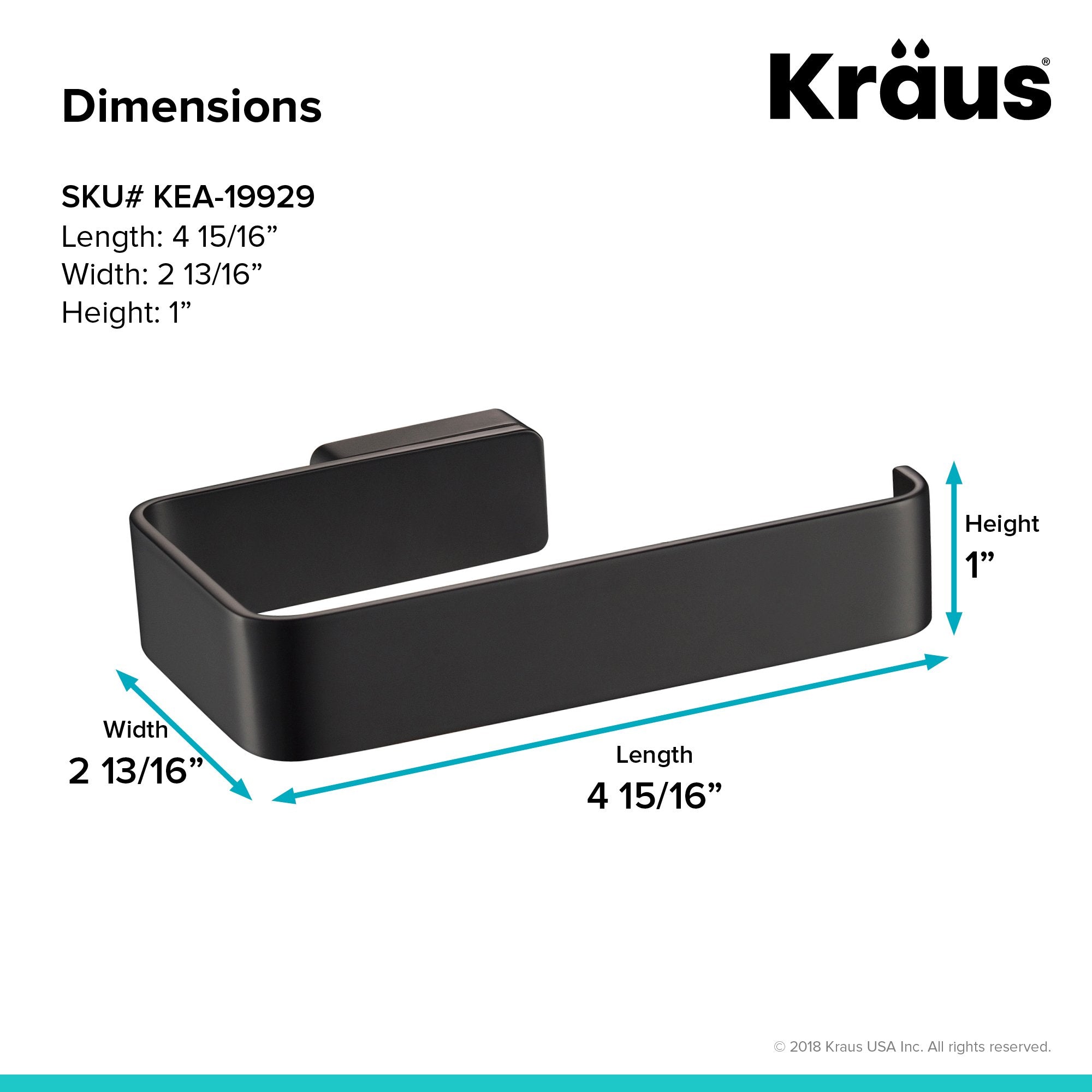 KRAUS Stelios Bathroom Toilet Paper Holder