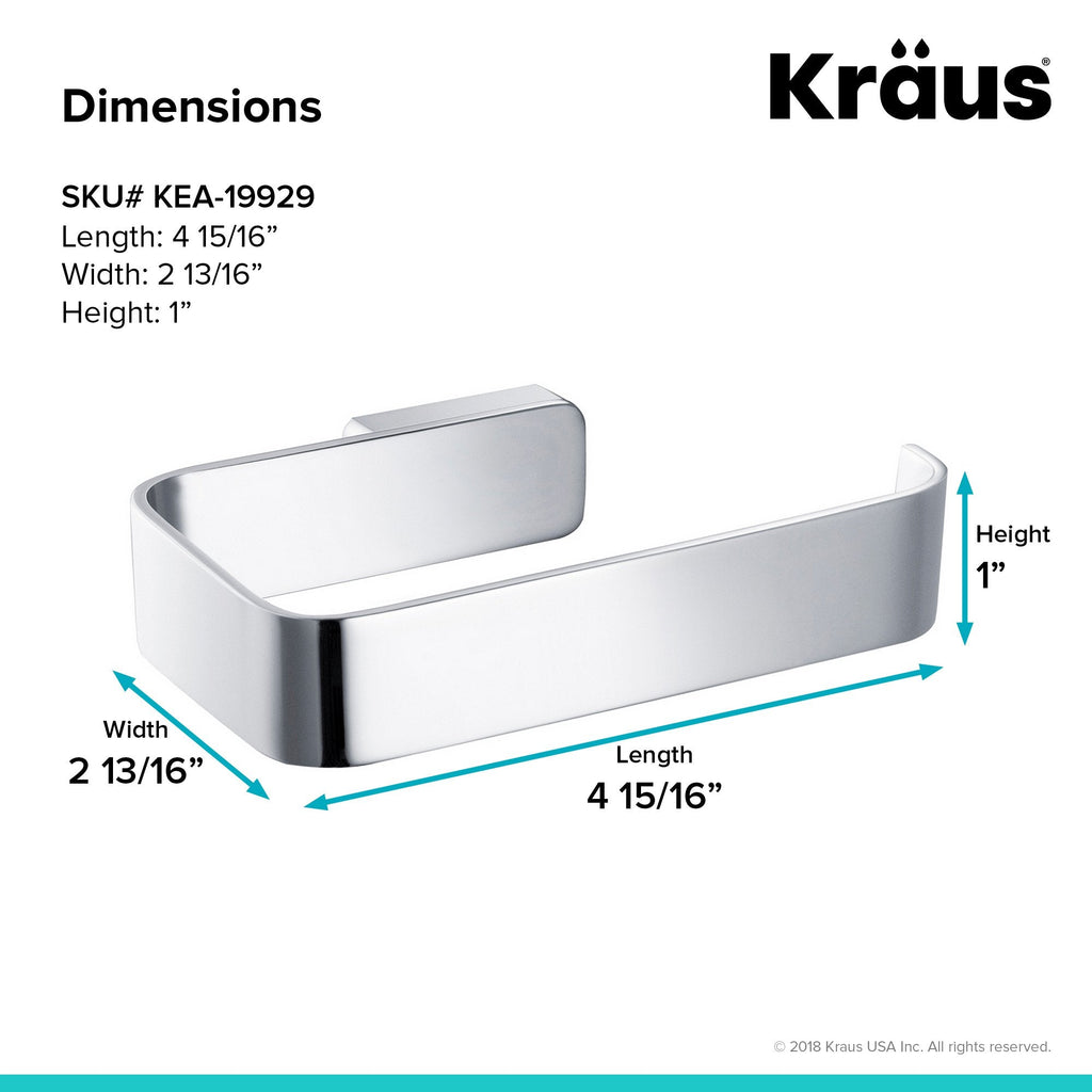 KRAUS Stelios Bathroom Toilet Paper Holder