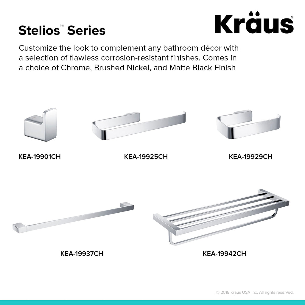 KRAUS Stelios Bathroom Toilet Paper Holder