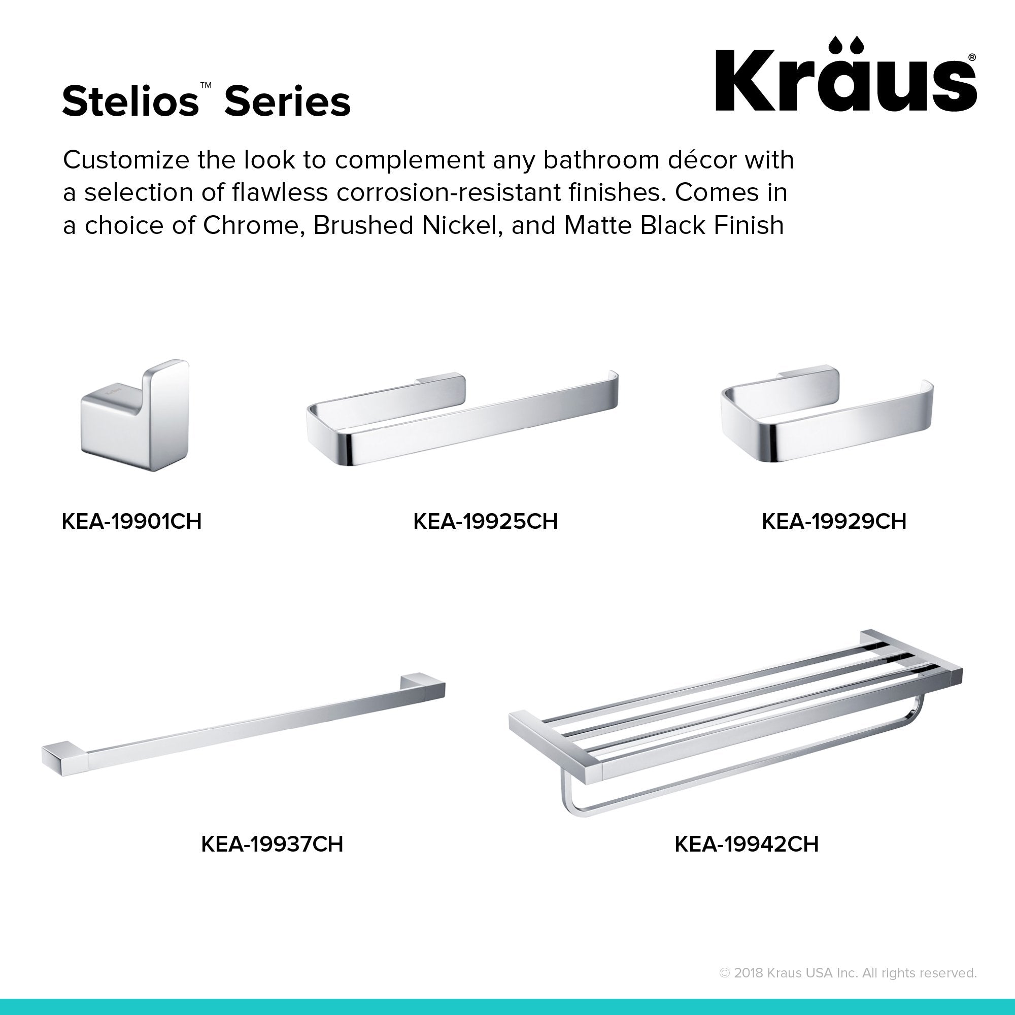 KRAUS Stelios Bathroom Toilet Paper Holder