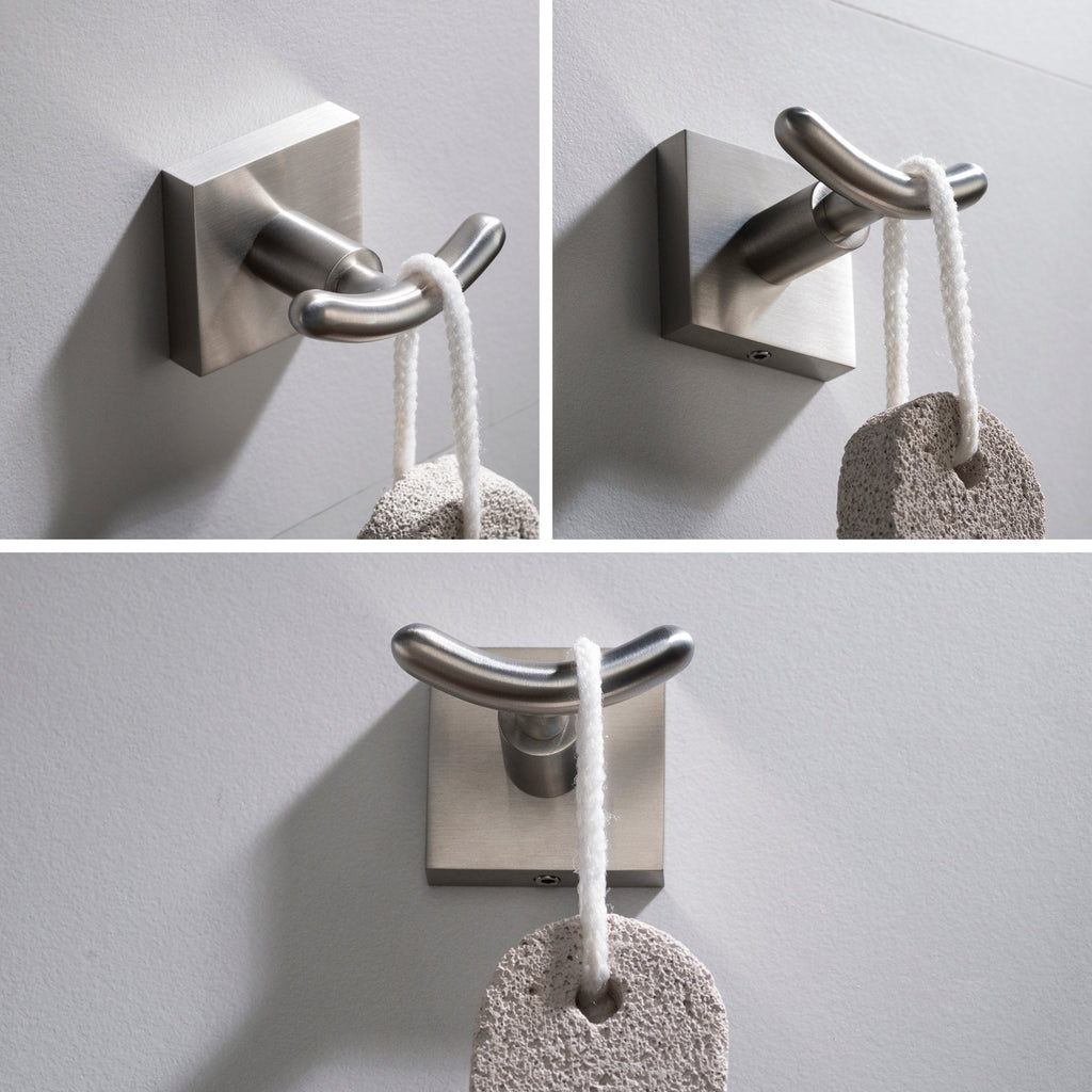 KRAUS Ventus Bathroom Robe and Towel Double Hook