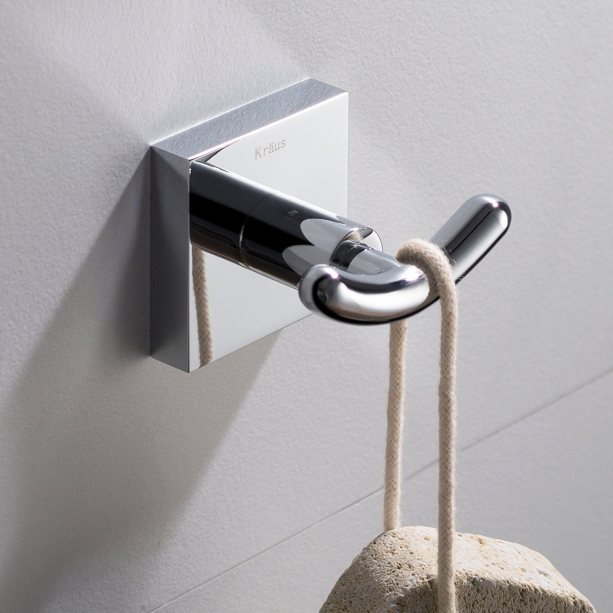 KRAUS Ventus Bathroom Robe and Towel Double Hook