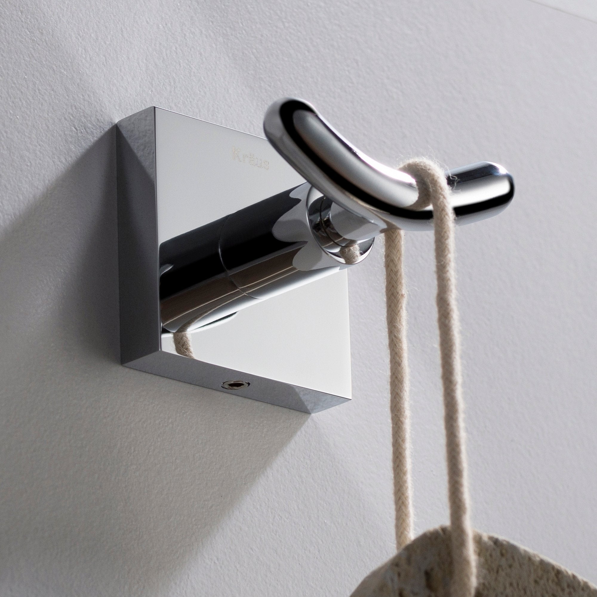 KRAUS Ventus Bathroom Robe and Towel Double Hook