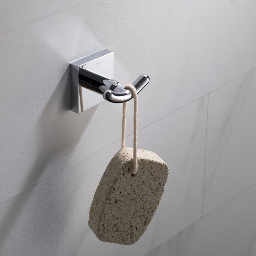 KRAUS Ventus Bathroom Robe and Towel Double Hook