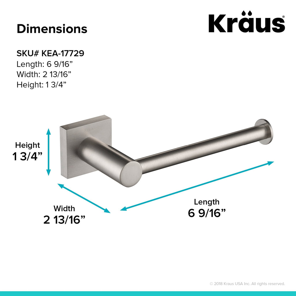 KRAUS Ventus Bathroom Toilet Paper Holder