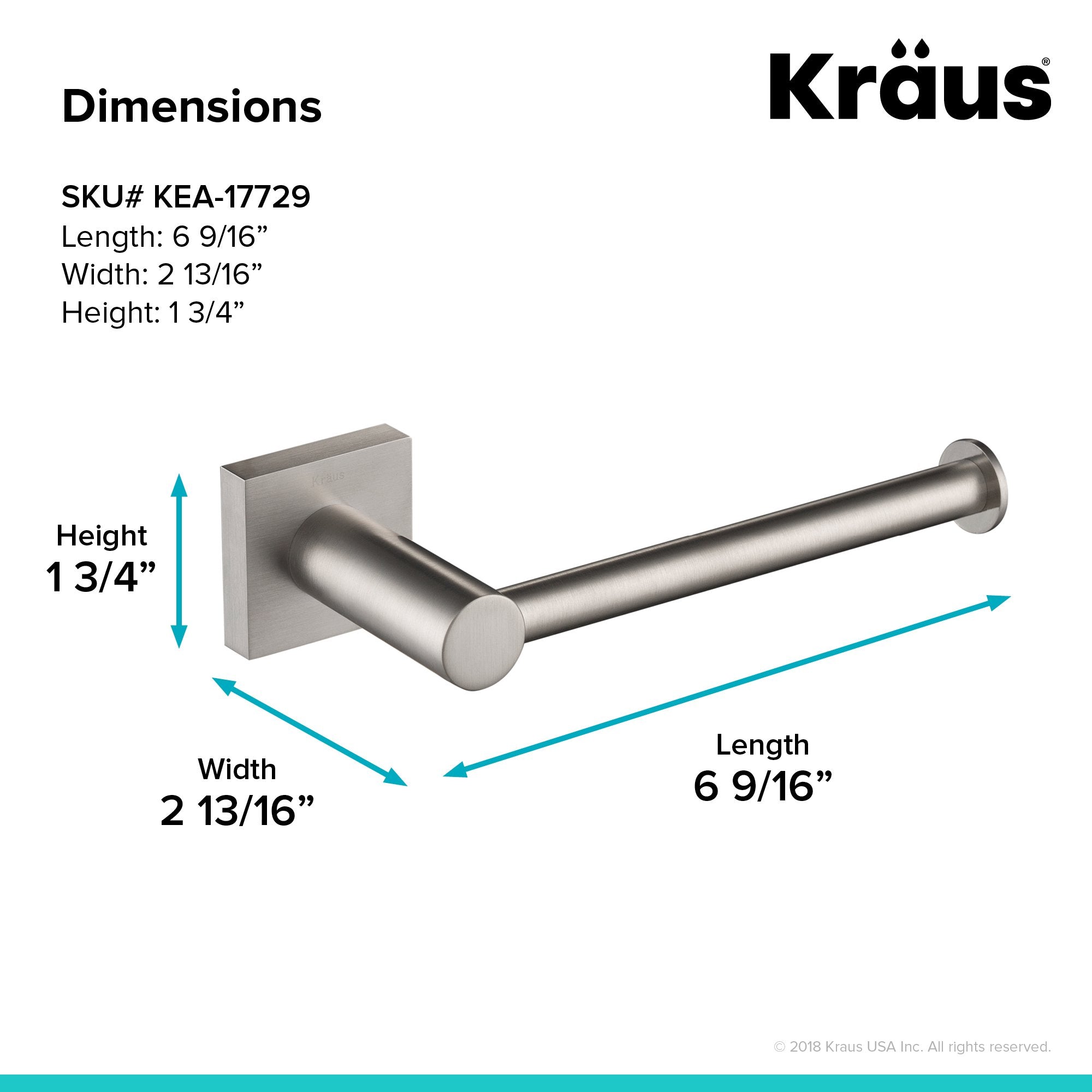 KRAUS Ventus Bathroom Toilet Paper Holder