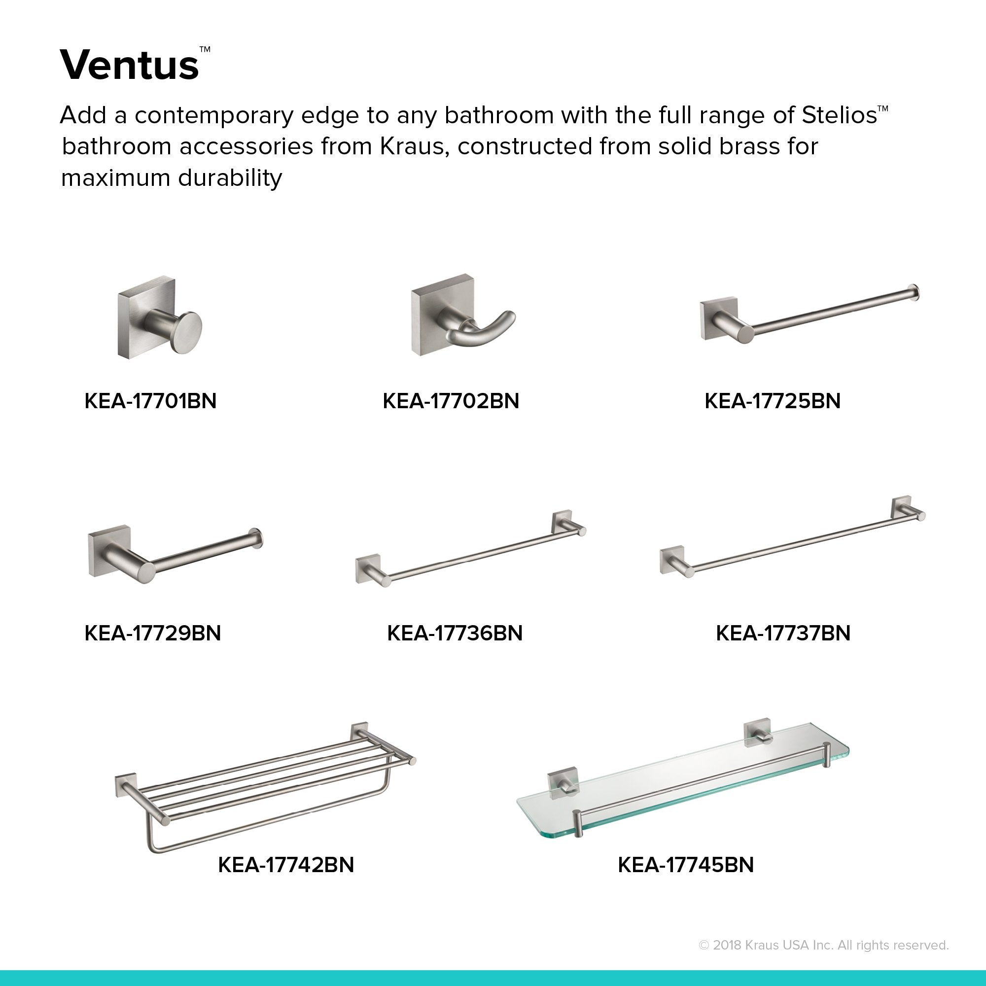 KRAUS Ventus Bathroom Toilet Paper Holder