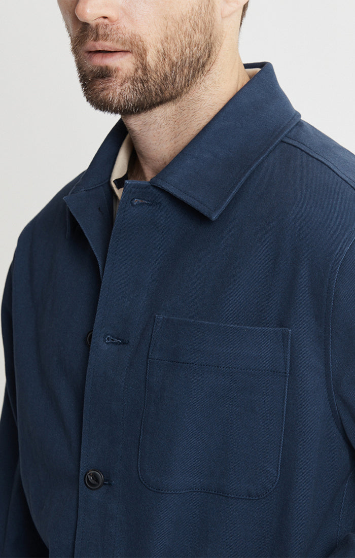 Brushed Bull Denim Chore Coat