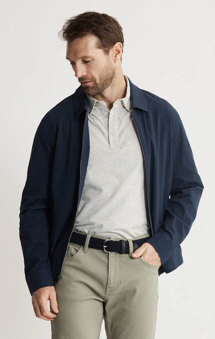 Charles Seersucker Full Zip Jacket