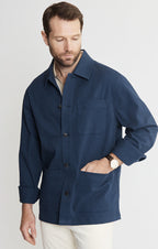 Brushed Bull Denim Chore Coat