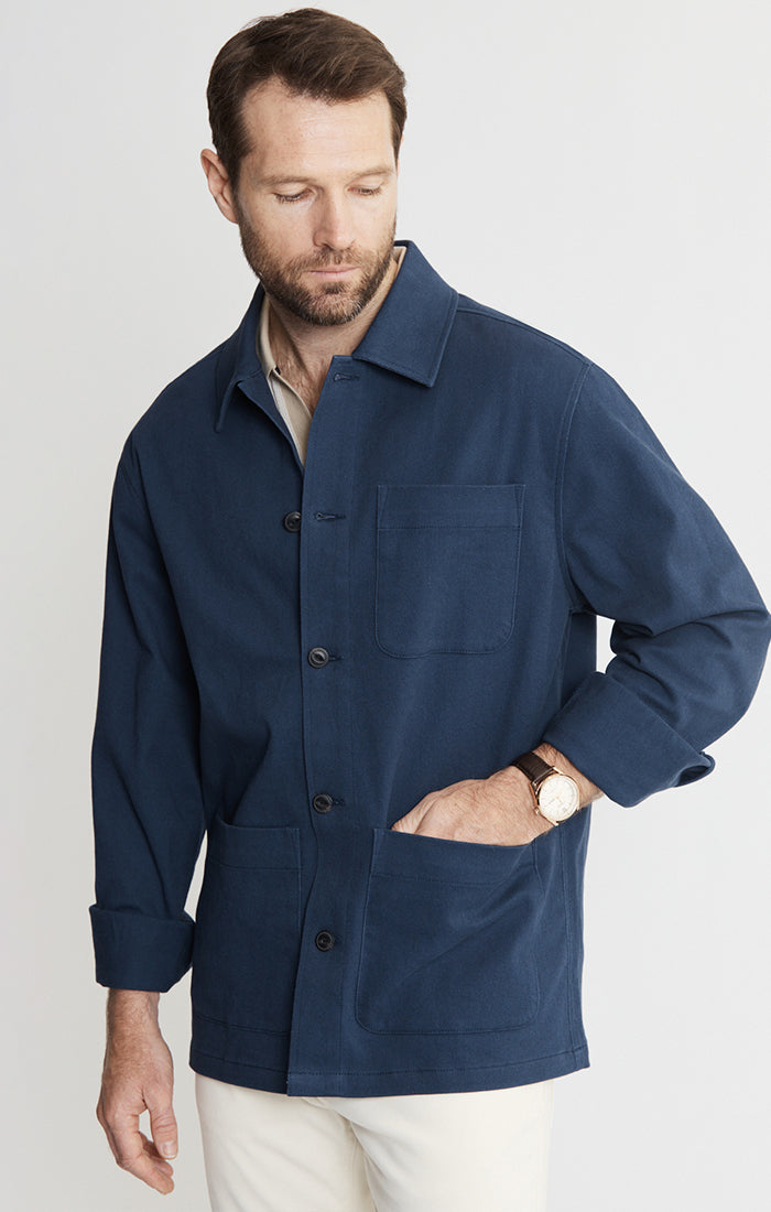 Brushed Bull Denim Chore Coat