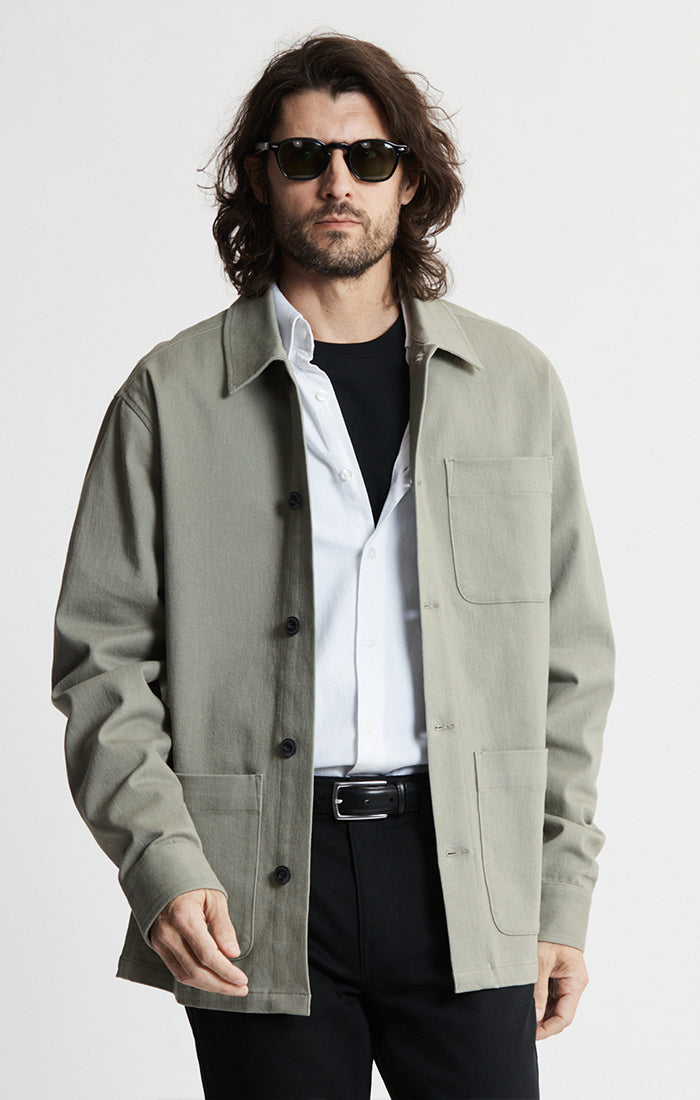 Brushed Bull Denim Chore Coat