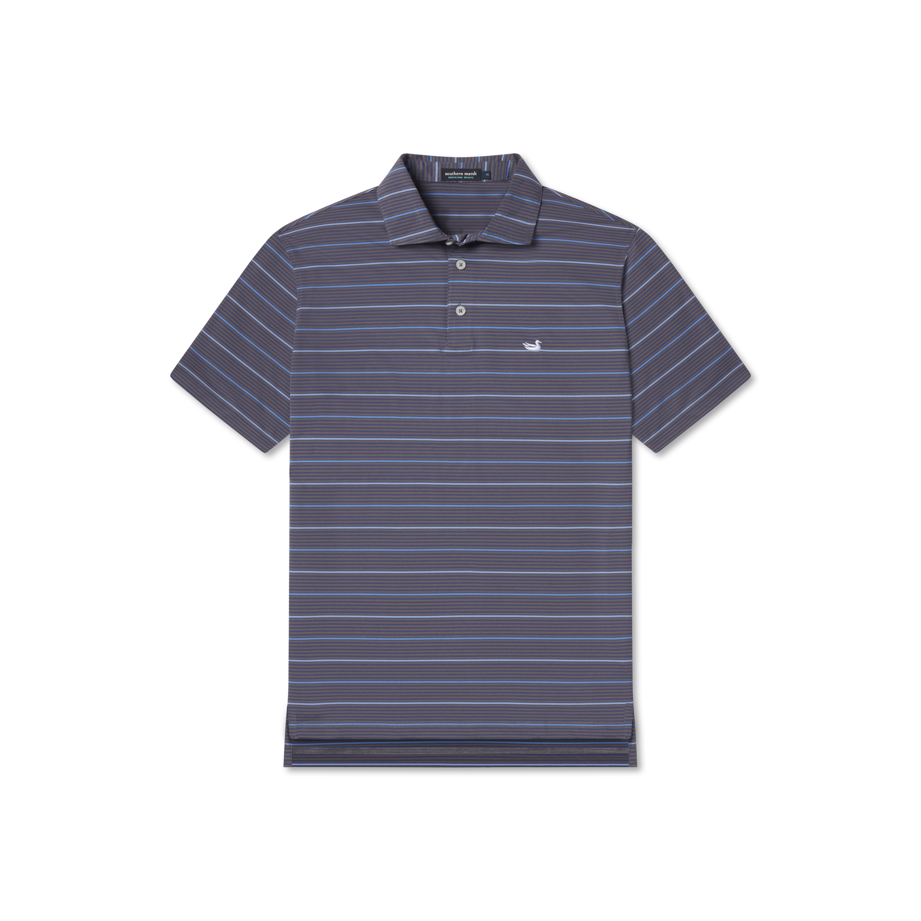 Gridiron Stripe Performance Polo
