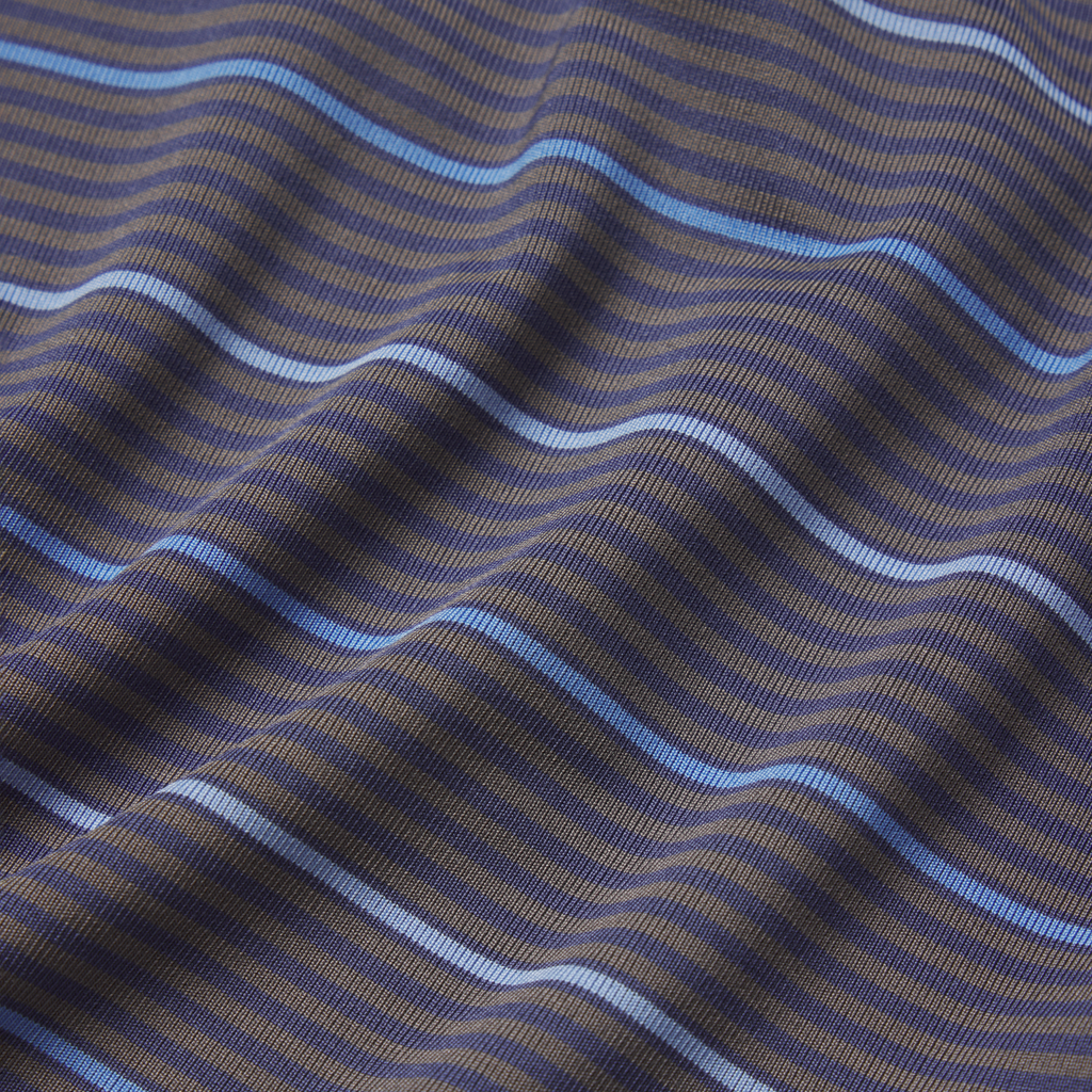 Gridiron Stripe Performance Polo