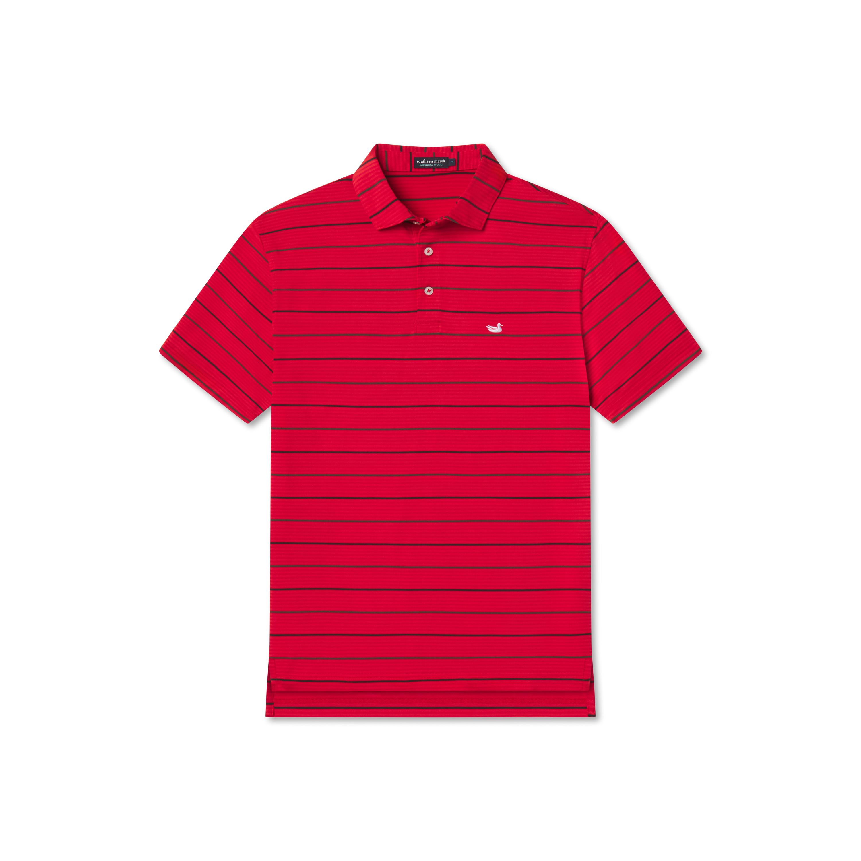 Gridiron Stripe Performance Polo