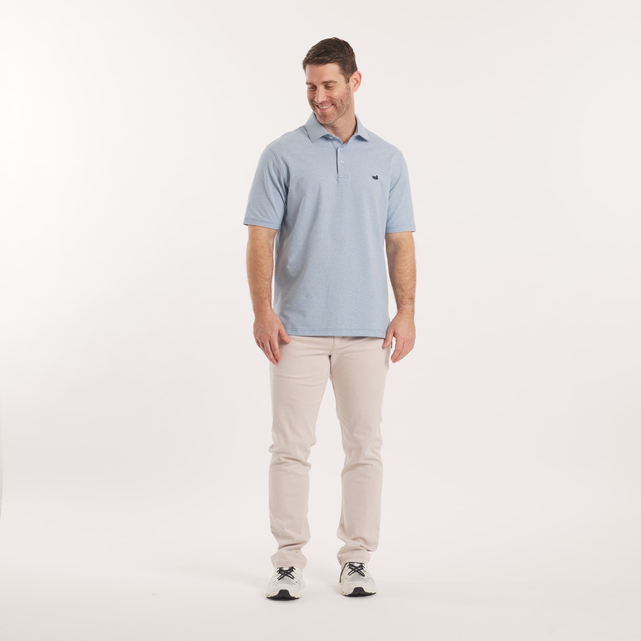 Amagansett Relaxed Polo - Stripe