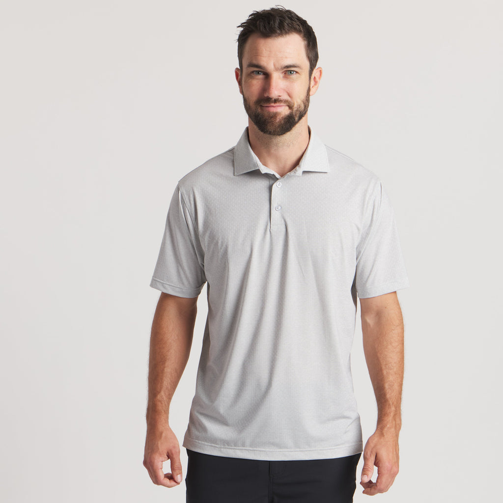 Cork Grid Performance Polo