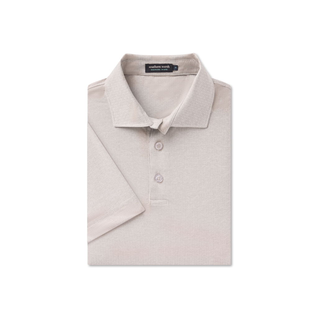 Cork Grid Performance Polo