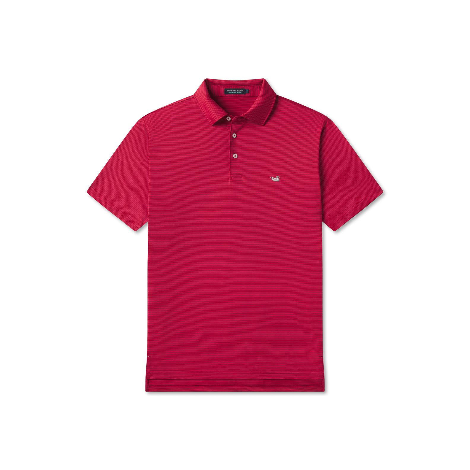 Bermuda Performance Polo - Clearwater Stripe