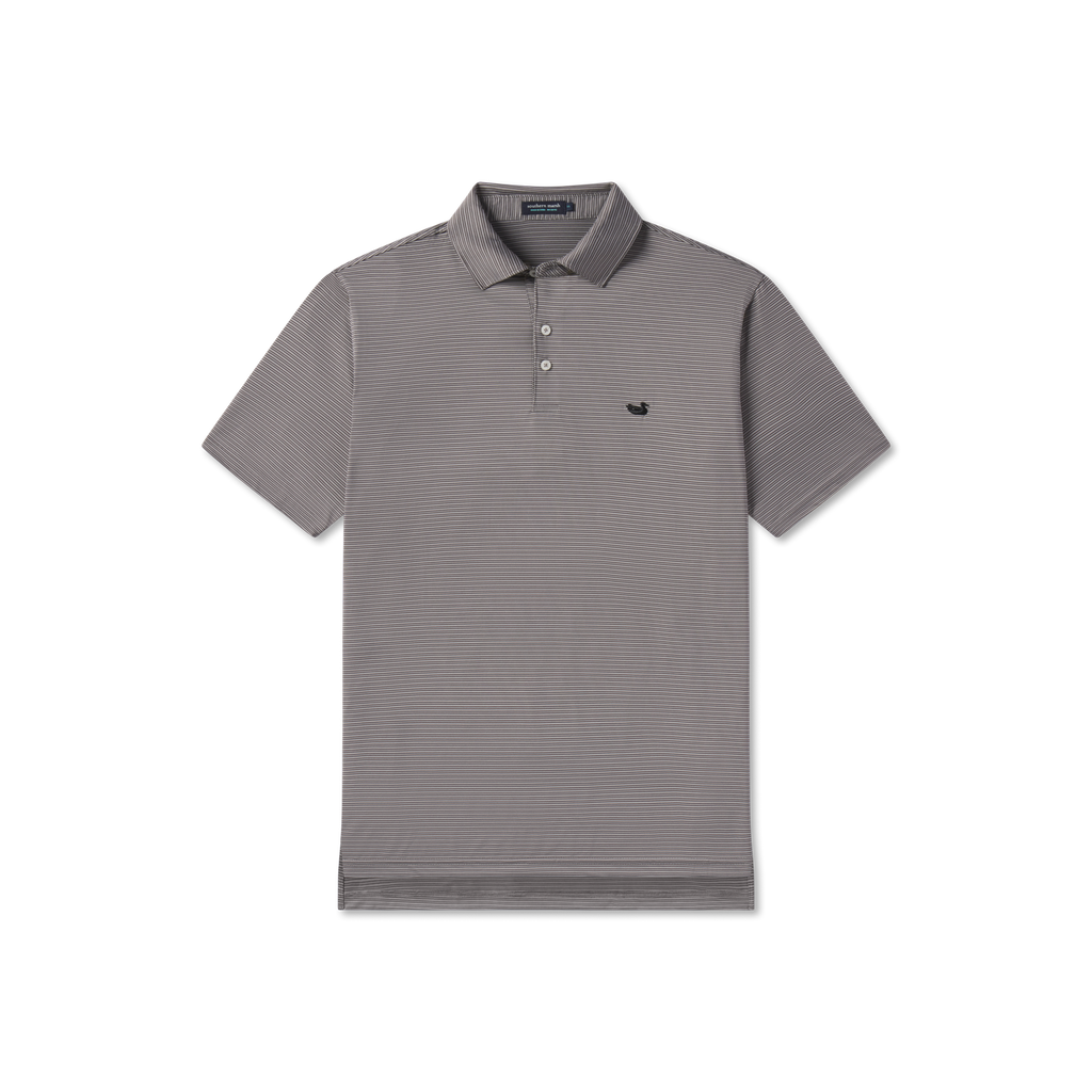 Bermuda Performance Polo - Clearwater Stripe