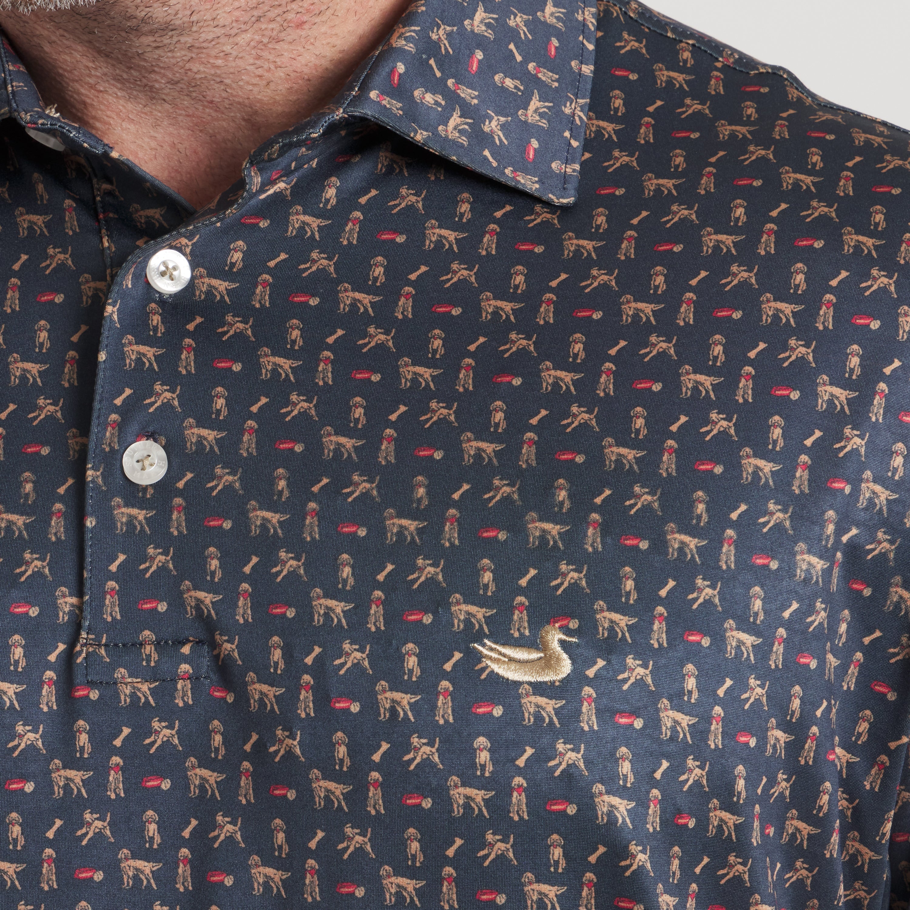 Man's Best Friend Polo - Golden Doodle