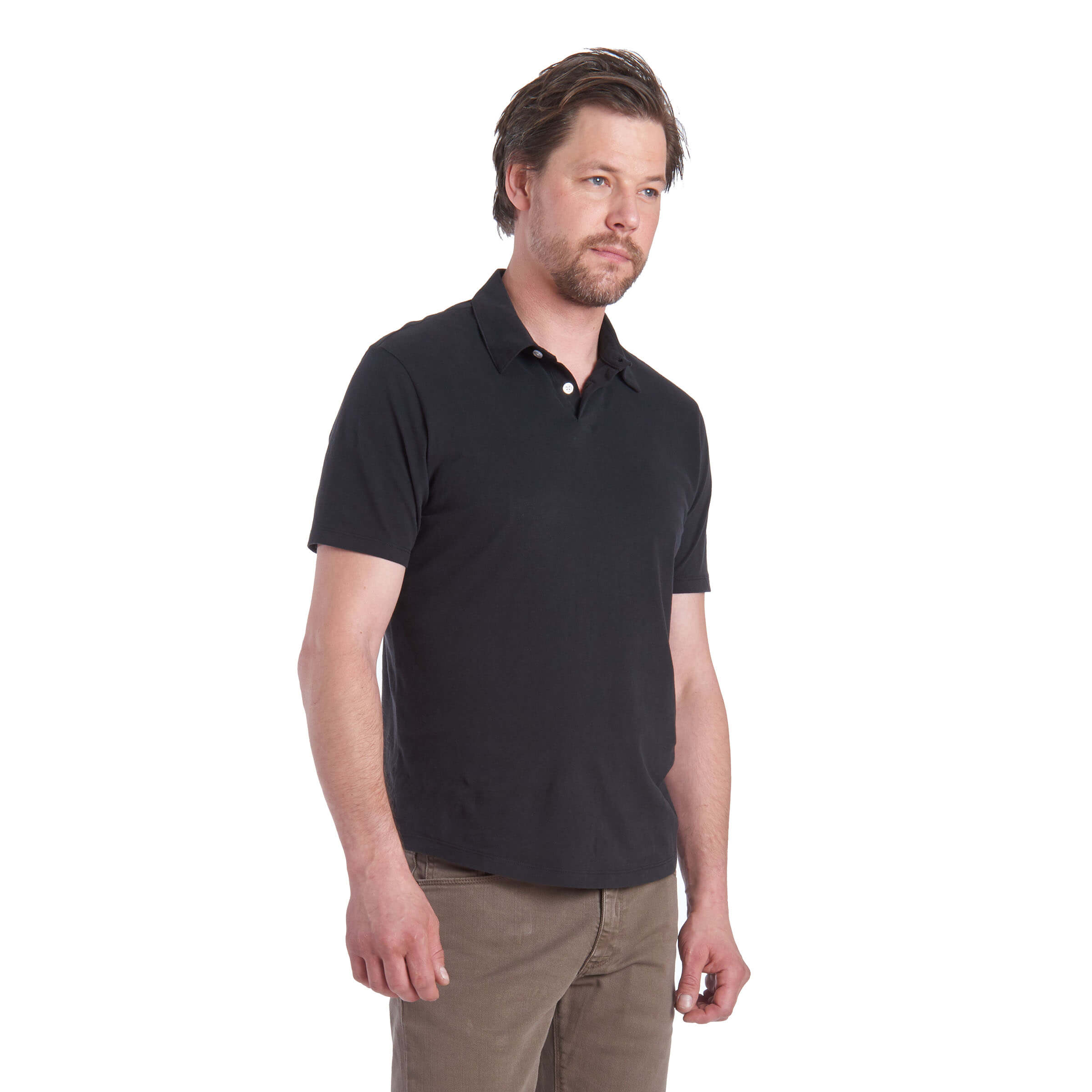 Jersey Sueded Polo